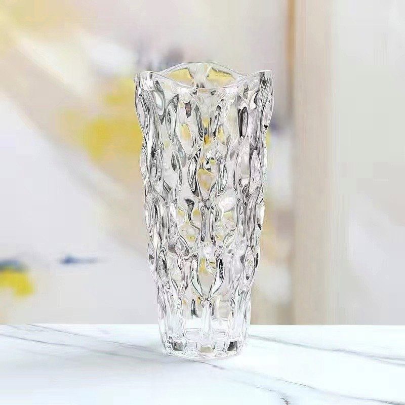 Longan Clear Crystal Glass Decorative Vase - Image 2