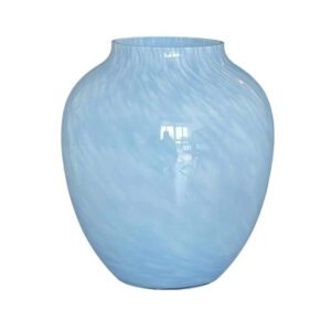 Nordic INS Style Ocean Blue Glass Decorative Vas